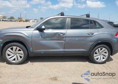 2020 Volkswagen Atlas Cross Sport 2.0T Se W/Technology/2.0T Se W/Technology R-Line z USA, uszkodzony, nr VIN 1V2YC2CA8LC228288